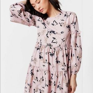Urban Outfitters Floral Tiered Mini Dress